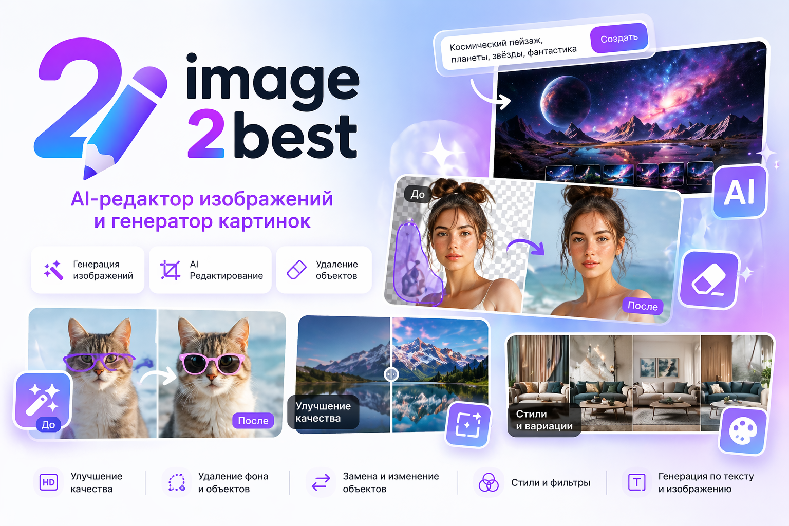 Генерация и редактирование изображений в image2best